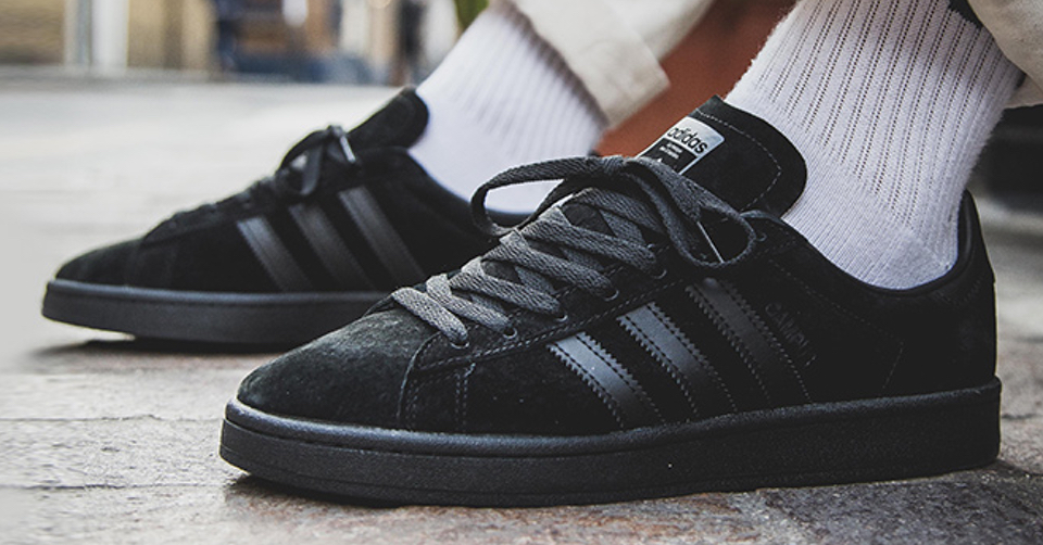 adidas campus all black