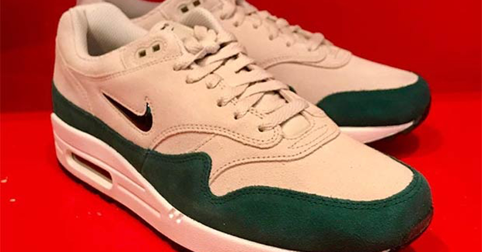 nike air max 1 green suede kopen