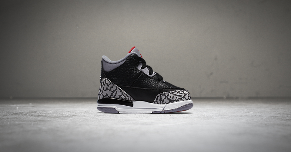 Air Jordan 3 ‘black cement’ baby