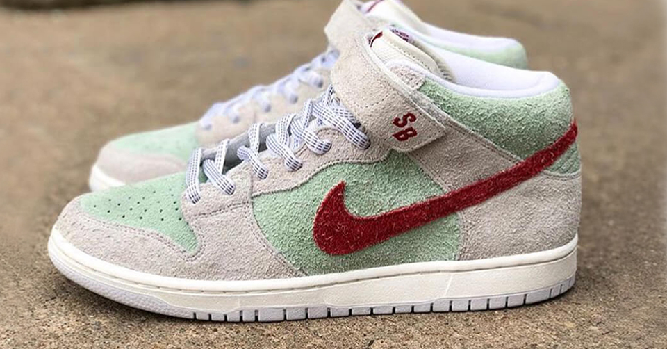 nike dunk high heels Geel