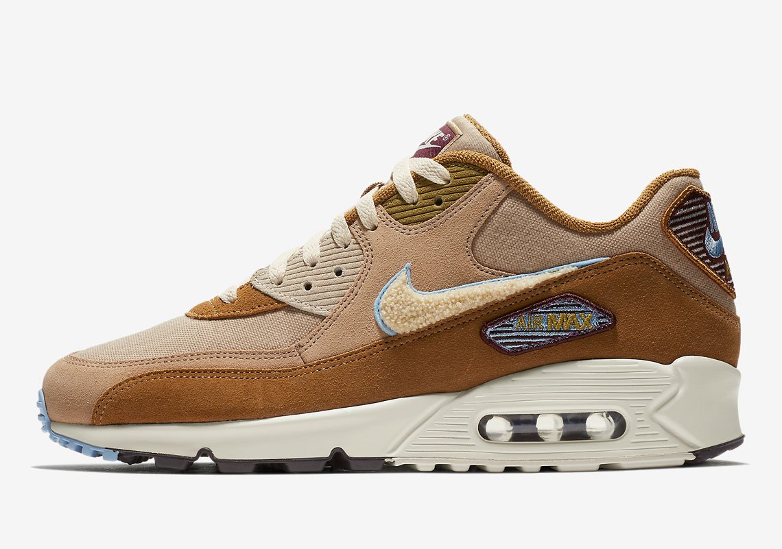 nike air max 90 heren bruin