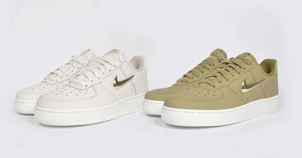 nike air force 1 07 premium lx gold jewel swoosh