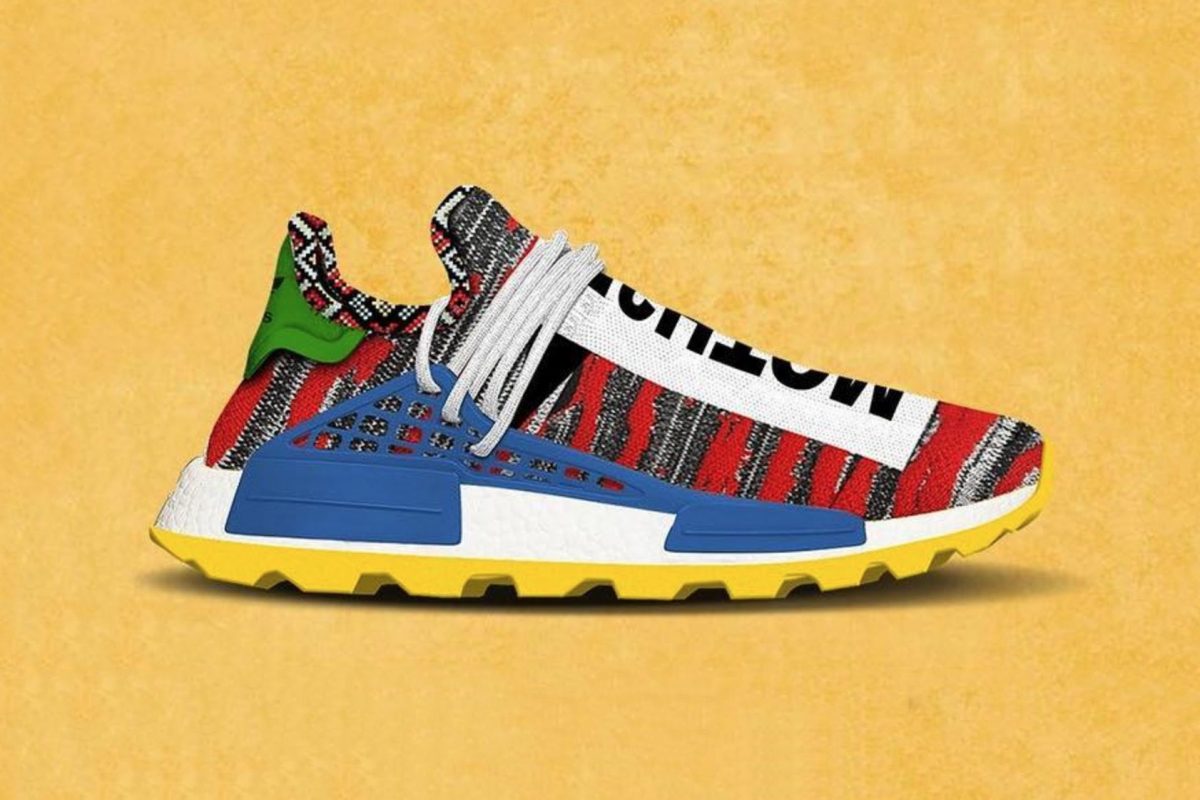 Adidas pharrell williams 2024 afro hu nmd