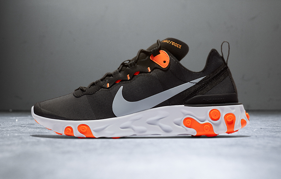 Nike React Element 55 'Black/Orange'