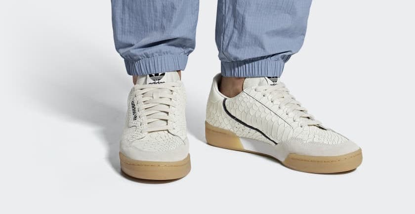 adidas originals continental 80 snakeskin