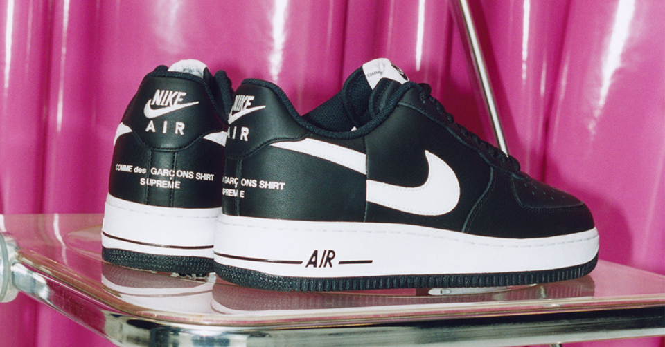 comme de garcons air force 1