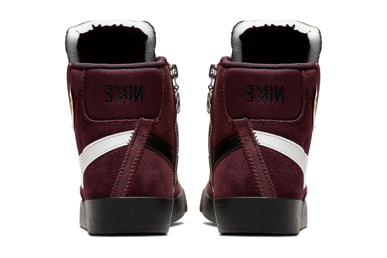 nike blazer mid rebel burgundy