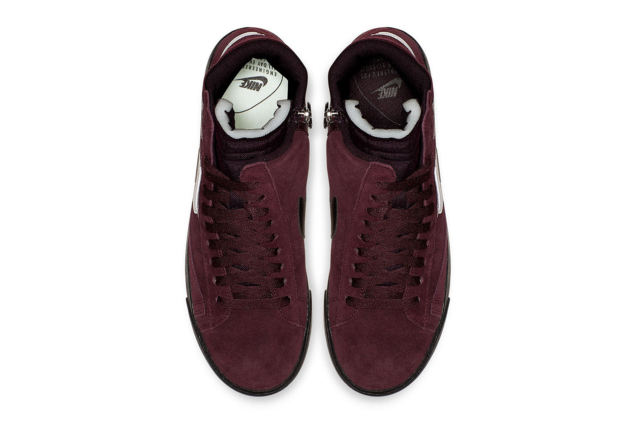 nike blazer mid rebel burgundy