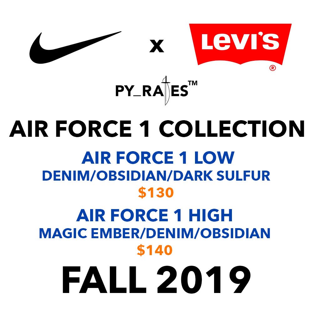 Nike Air Force x Levi's