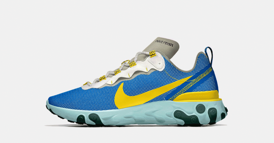Nike By You introduceert React Element 55