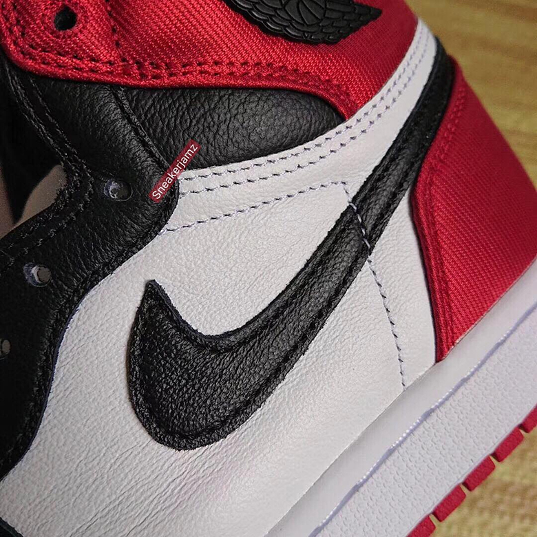 Air Jordan 1 'Black Toe' Satin