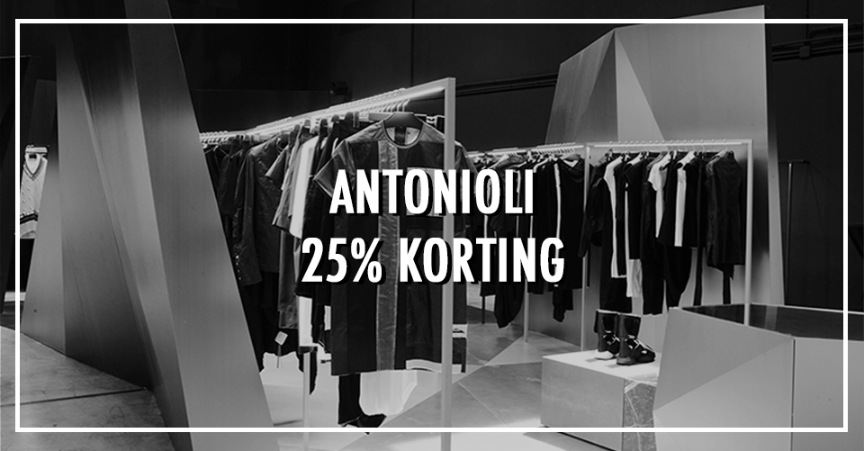 Antonioli geeft 25% korting op vele luxury sneakers