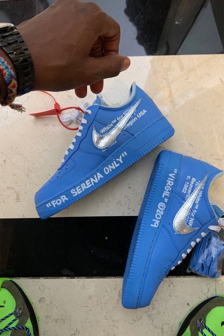 Off-White x Nike Air Force 1 "University Blue"