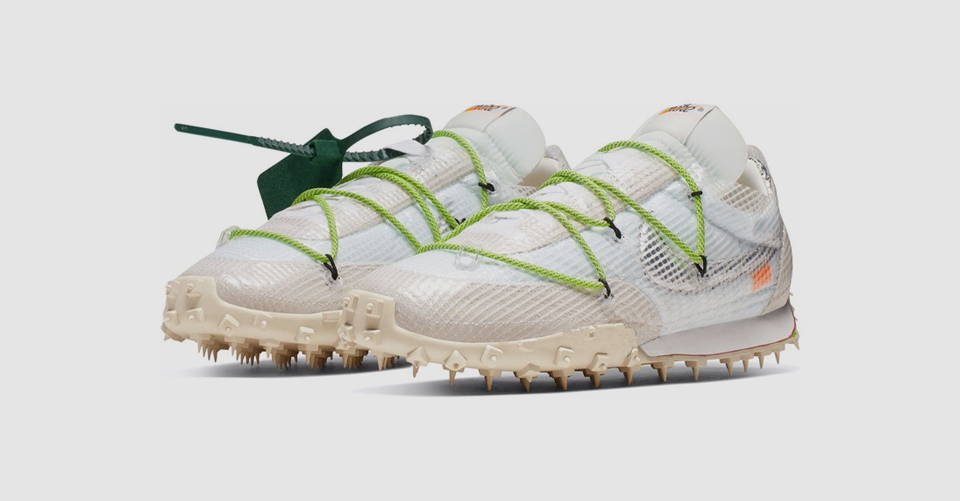 nike waffle runner off white