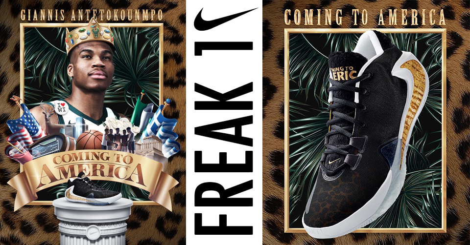 De Nike Zoom Freak 1 &#8216;Coming to America&#8217; dropt op 2 augustus