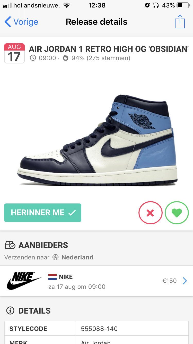 Sneakerjagers Release App
