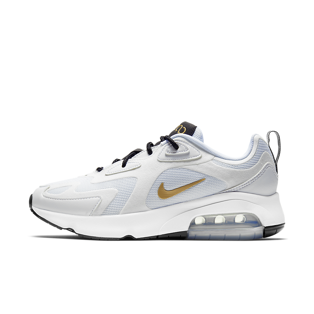 Nu beschikbaar: WMNS Nike Air Max 200 in 'White/Gold ... Nu beschikbaar: WMNS Nike Air Max 200 in 'White/Gold ...