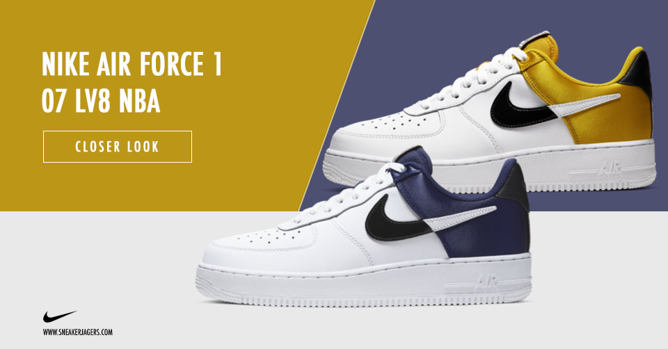 Nike komt nogmaals met een Air Force 1 die geïnspireerd door de NBA