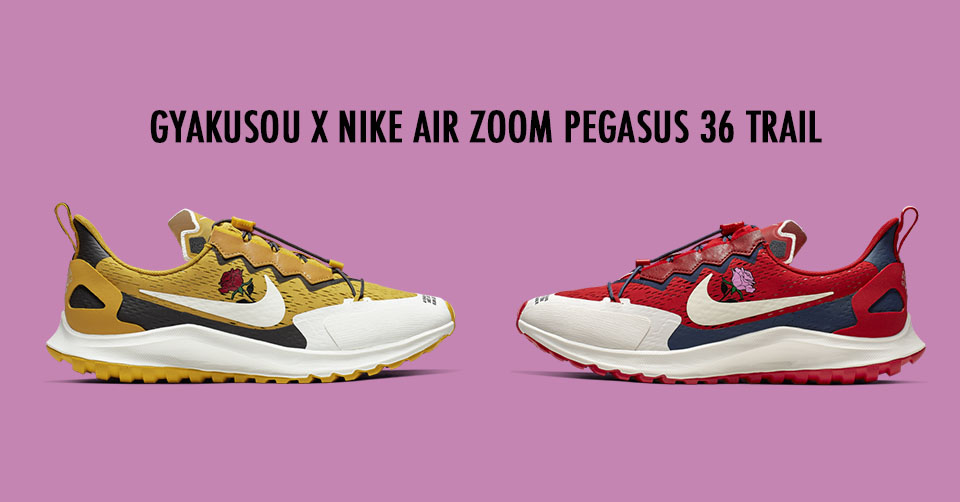 Met de GYAKUSOU x Nike Air Zoom Pegasus 36 Trail blijf je sportief in de herfst