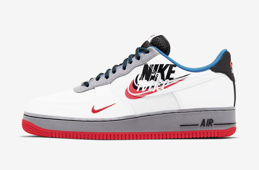 nike air force one low script swoosh