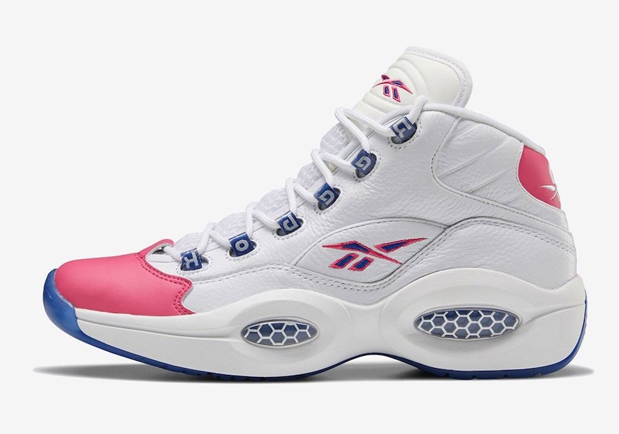 Reebok Question Mid 'White/Pink'
