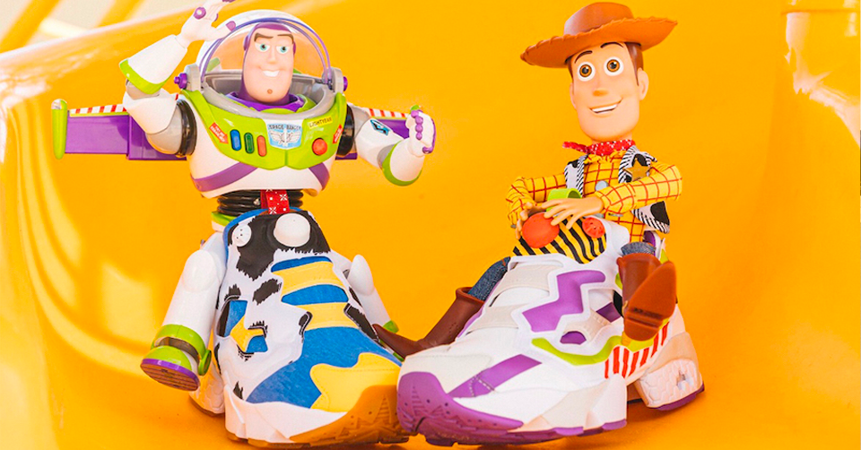 reebok buzz lightyear and woody shoes