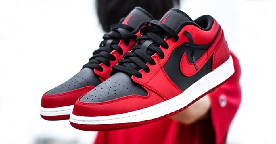 De Air Jordan 1 Low Reversed Bred Is Nu Verkrijgbaar Sneakerjagers