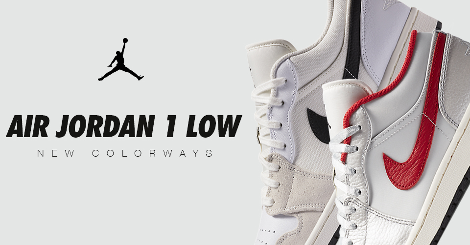 Twee nieuwe colorways voor de Air Jordan 1 Low droppen op 14 augustus
