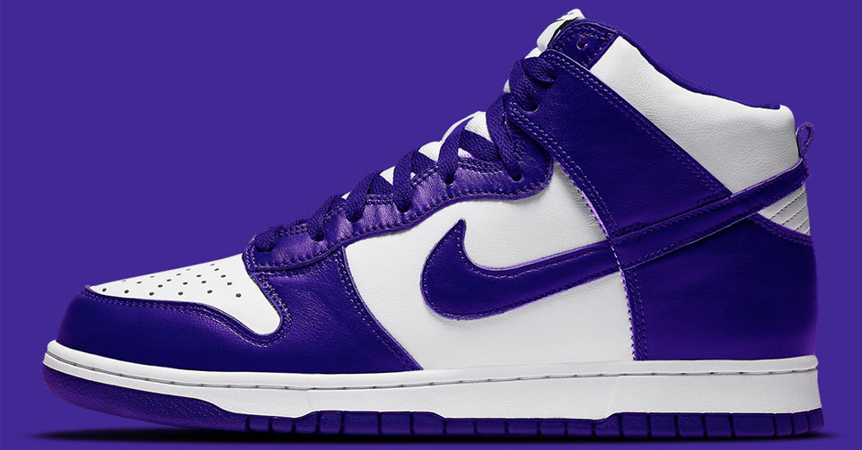 dunks purple and black
