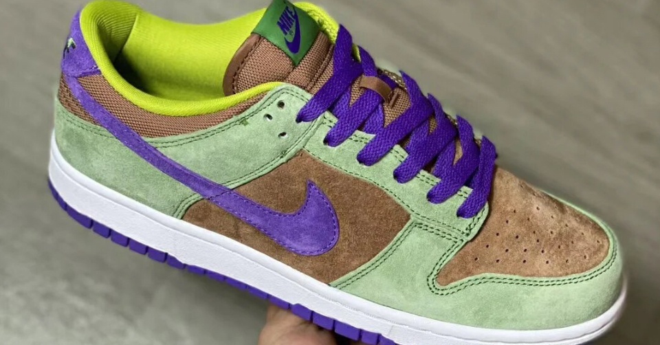 De Nike Dunk Low SP 'Veneer' heeft een 