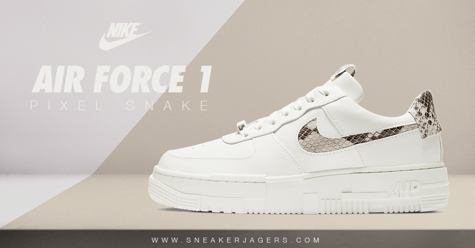 Nike Air Force 1 Pixel 'Snake' | CV8481-101 | Sneakerjagers