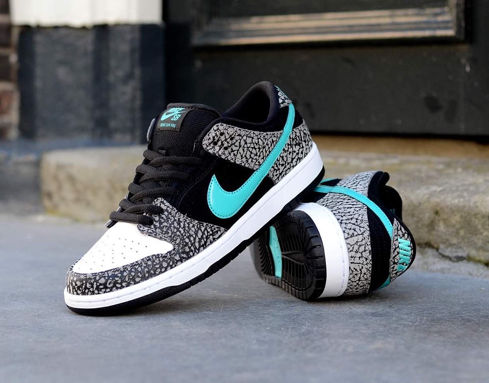 nike sb dunk elephant print