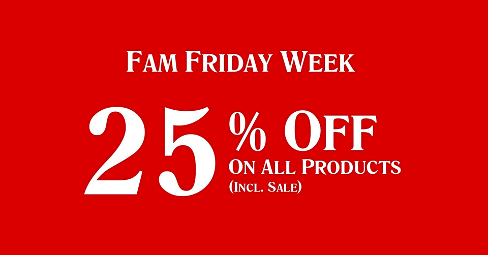 De Fam Friday Week bij BSTN levert de beste deals van het jaar op