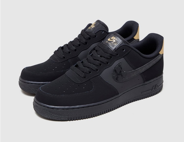 nike air force 1 lv8 black and gold