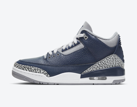 midnight navy jordan 3s