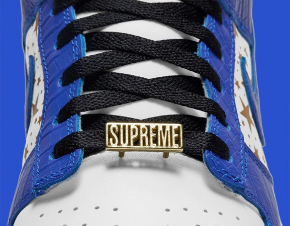 Supreme Nike SB Dunk Low Stars 'Hyper Blue'