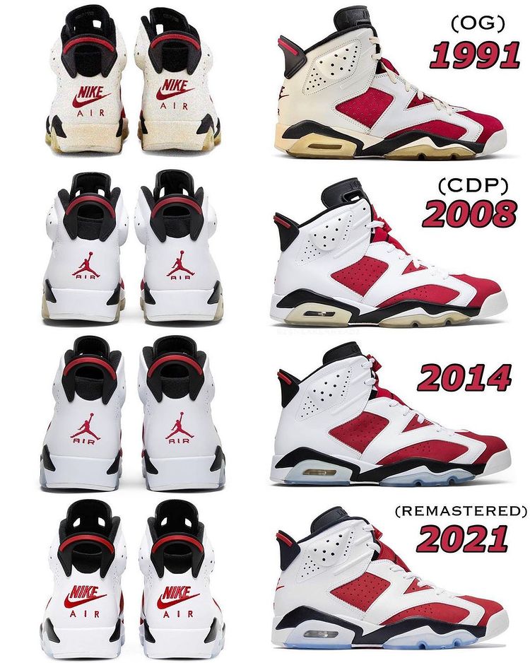 jordan 6 carmine 2008