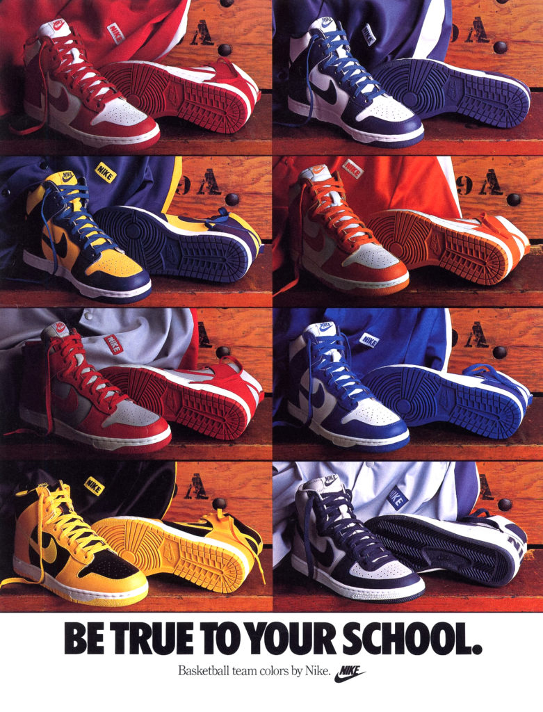 Nike Dunk Be true to your school