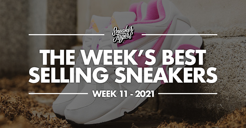 De 5 bestverkochte sneakers van Week 11 - 2021