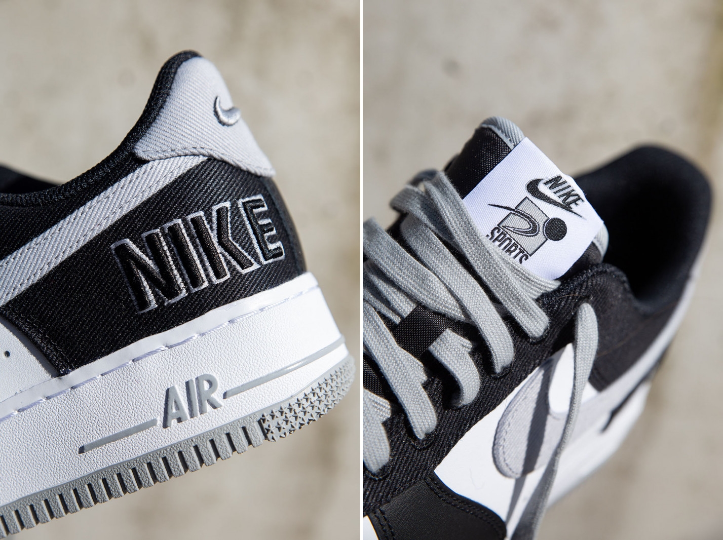 Nike Air Force 1 Black/Silver | CT2301-001