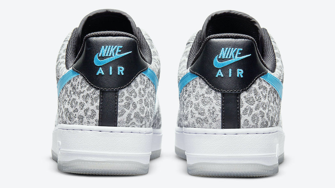 nike air force 1 leopard grey