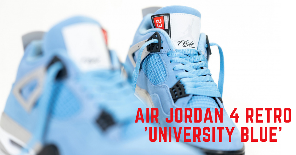 Where to cop: Air Jordan 4 Retro 'University Blue'