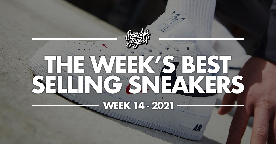 De 5 bestverkochte sneakers van Week 14 - 2021