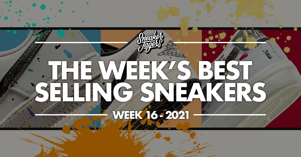 De 5 bestverkochte sneakers van Week 16 - 2021