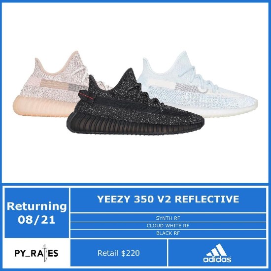 yeezy reflective restock