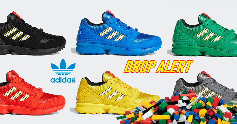 LEGO x adidas ZX 8000 'Color Pack' dropt morgen! Check alle retailers