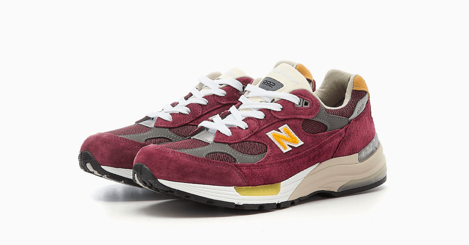 new balance 992 maroon