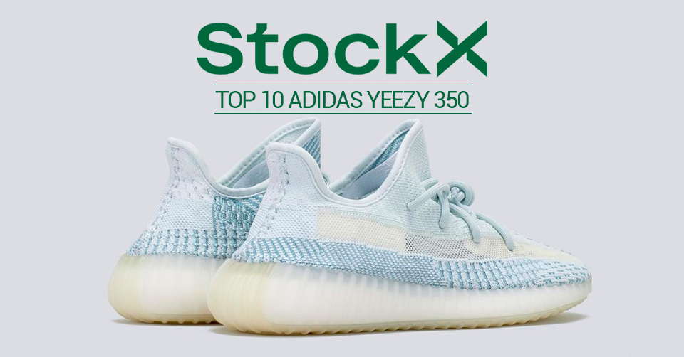 Bekijk hier een top 10 beschikbare adidas Yeezy boost 350 v2 via StockX