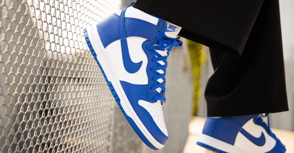 Release Reminder van de Nike Dunk High 'Game Royal' - Sneakerjagers