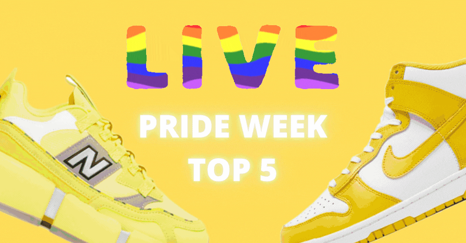 Vandaag zijn de gele sneakers aan de beurt voor de Pride Rainbow Week 💛
